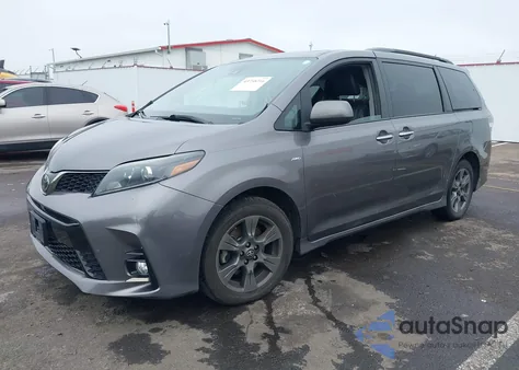 2020 Toyota Sienna Se Premium from USA, damaged, VIN 5TDEZ3DC7LS228113